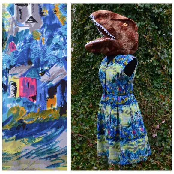 Emily and Fin Dresses & Skirts - NWOT Emily and Finn XXL Tuscan Village Shirt Dress